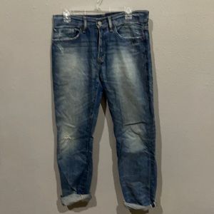 Distressed Boyfriend Jeans